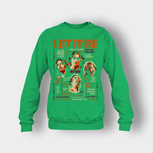 5B-Offiical-5D-The-Beatles-let-all-you-need-is-love-Crewneck-Sweatshirt-Irish-Green
