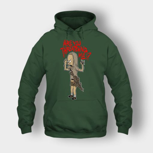 ARE-YOU-THREATENING-ME-FUNNY-Beavis-and-Butt-Head-Unisex-Hoodie-Forest