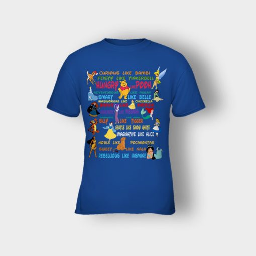 Alice-in-Wonderland-Disney-Quotes-Kids-T-Shirt-Royal