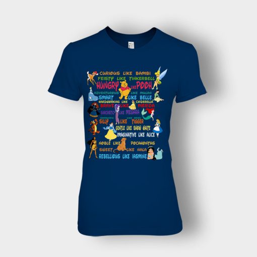 Alice-in-Wonderland-Disney-Quotes-Ladies-T-Shirt-Navy