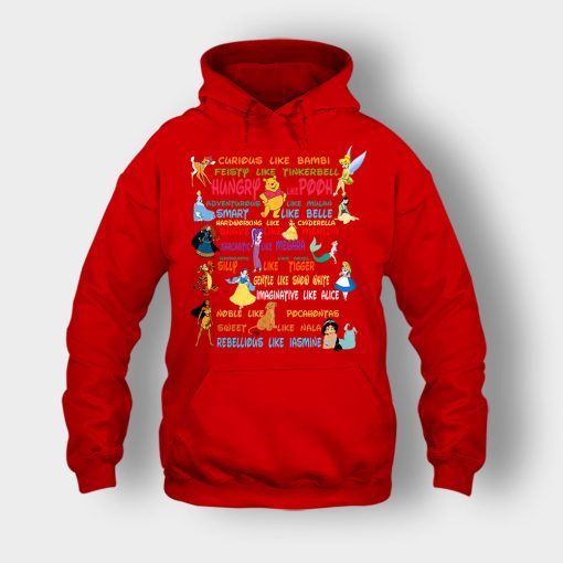 Alice-in-Wonderland-Disney-Quotes-Unisex-Hoodie-Red