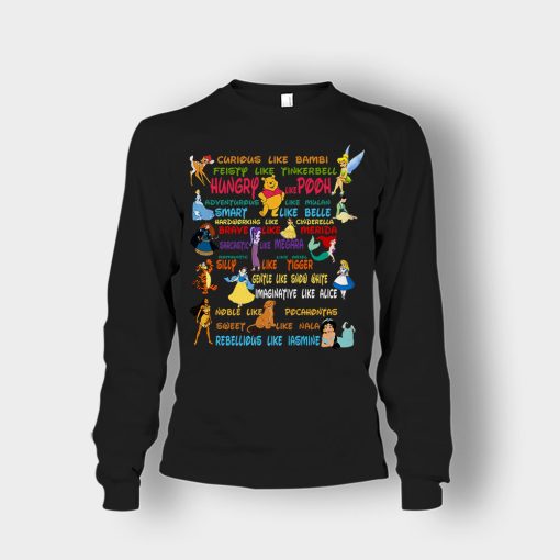 Alice-in-Wonderland-Disney-Quotes-Unisex-Long-Sleeve-Black