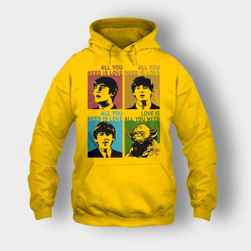 All-you-need-is-love-the-Beatles-and-Star-Wars-Yoda-Unisex-Hoodie-Gold