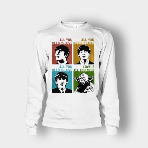 All-you-need-is-love-the-Beatles-and-Star-Wars-Yoda-Unisex-Long-Sleeve-White