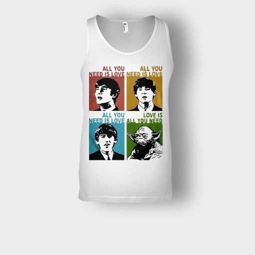 All-you-need-is-love-the-Beatles-and-Star-Wars-Yoda-Unisex-Tank-Top-White