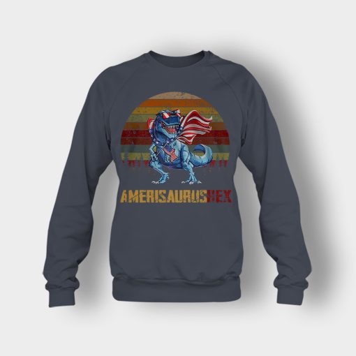 Amerisaurus-Rex-4th-Of-July-Independence-Day-Patriot-Crewneck-Sweatshirt-Dark-Heather