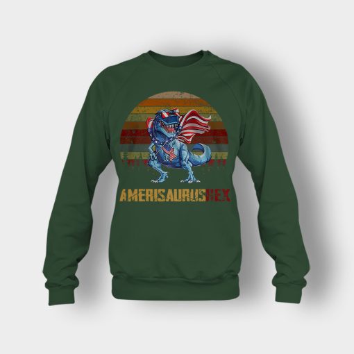 Amerisaurus-Rex-4th-Of-July-Independence-Day-Patriot-Crewneck-Sweatshirt-Forest