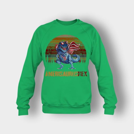 Amerisaurus-Rex-4th-Of-July-Independence-Day-Patriot-Crewneck-Sweatshirt-Irish-Green