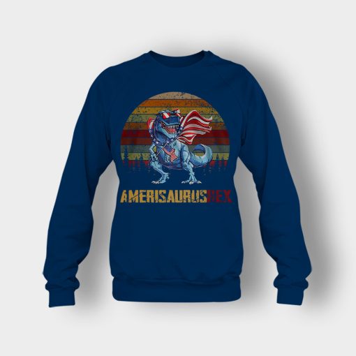 Amerisaurus-Rex-4th-Of-July-Independence-Day-Patriot-Crewneck-Sweatshirt-Navy