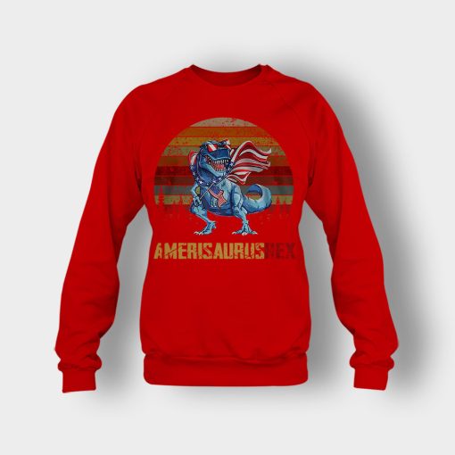 Amerisaurus-Rex-4th-Of-July-Independence-Day-Patriot-Crewneck-Sweatshirt-Red