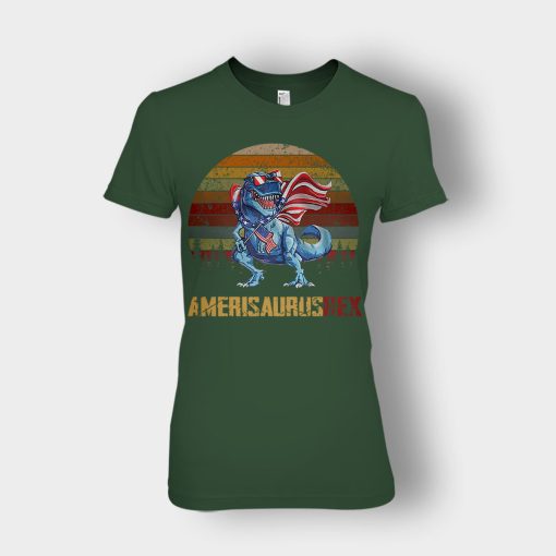Amerisaurus-Rex-4th-Of-July-Independence-Day-Patriot-Ladies-T-Shirt-Forest