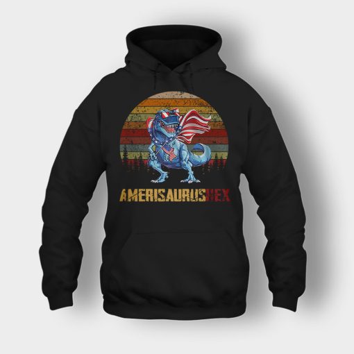 Amerisaurus-Rex-4th-Of-July-Independence-Day-Patriot-Unisex-Hoodie-Black