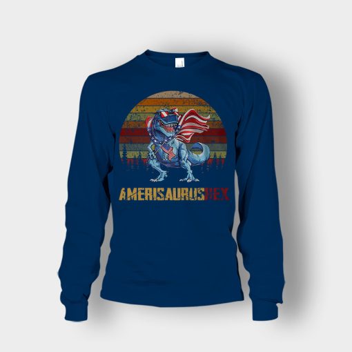 Amerisaurus-Rex-4th-Of-July-Independence-Day-Patriot-Unisex-Long-Sleeve-Navy