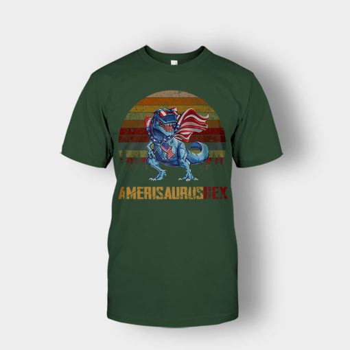 Amerisaurus-Rex-4th-Of-July-Independence-Day-Patriot-Unisex-T-Shirt-Forest