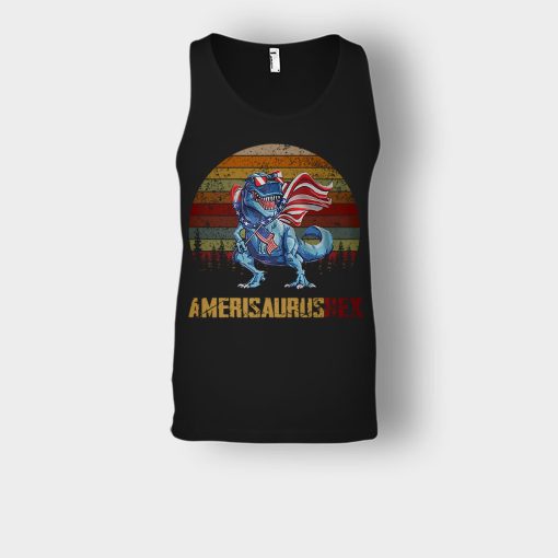 Amerisaurus-Rex-4th-Of-July-Independence-Day-Patriot-Unisex-Tank-Top-Black