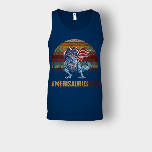 Amerisaurus-Rex-4th-Of-July-Independence-Day-Patriot-Unisex-Tank-Top-Navy