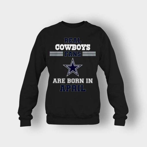 April-Birthday-Dallas-Cowboys-Fan-Crewneck-Sweatshirt-Black