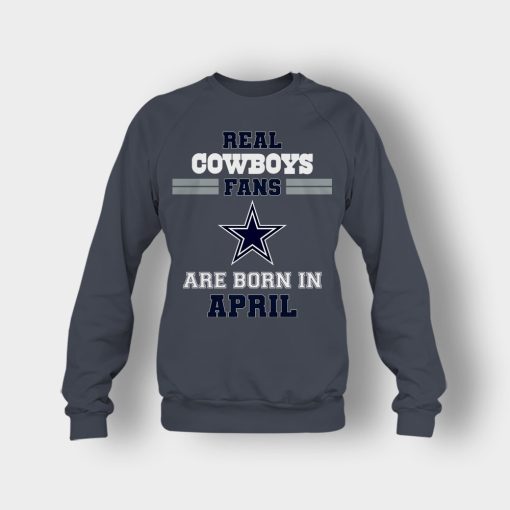 April-Birthday-Dallas-Cowboys-Fan-Crewneck-Sweatshirt-Dark-Heather