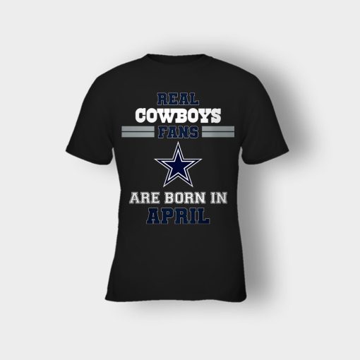 April-Birthday-Dallas-Cowboys-Fan-Kids-T-Shirt-Black