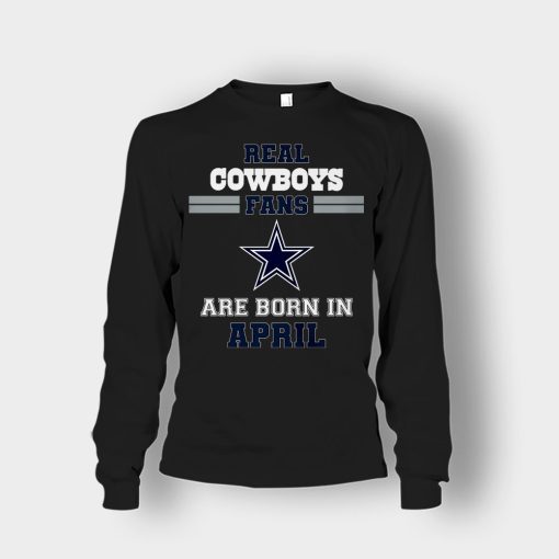 April-Birthday-Dallas-Cowboys-Fan-Unisex-Long-Sleeve-Black