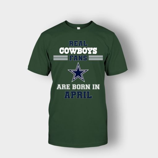 April-Birthday-Dallas-Cowboys-Fan-Unisex-T-Shirt-Forest