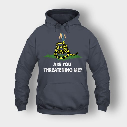 Are-you-threatening-me-Beavis-and-Butt-Head-Unisex-Hoodie-Dark-Heather