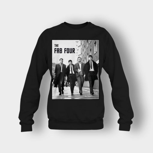 Beatles-The-Fab-Four-Crewneck-Sweatshirt-Black