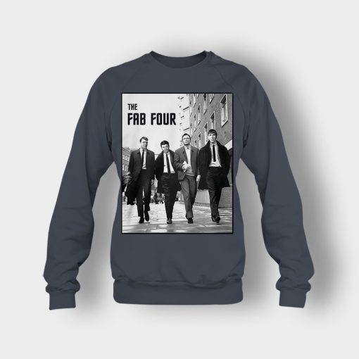 Beatles-The-Fab-Four-Crewneck-Sweatshirt-Dark-Heather