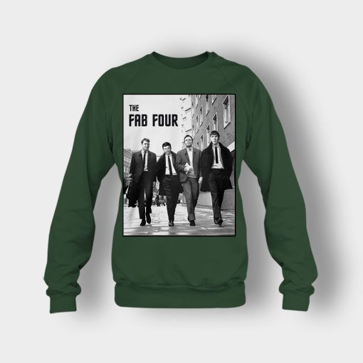 Beatles-The-Fab-Four-Crewneck-Sweatshirt-Forest