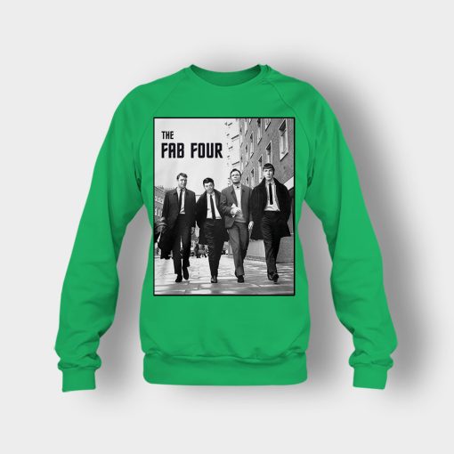 Beatles-The-Fab-Four-Crewneck-Sweatshirt-Irish-Green