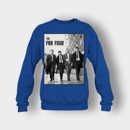 Beatles-The-Fab-Four-Crewneck-Sweatshirt-Royal