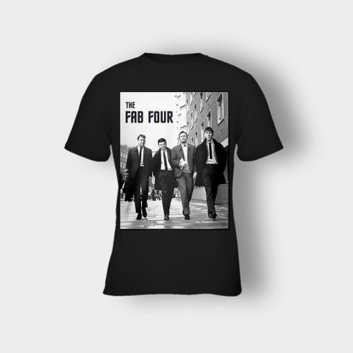 Beatles-The-Fab-Four-Kids-T-Shirt-Black