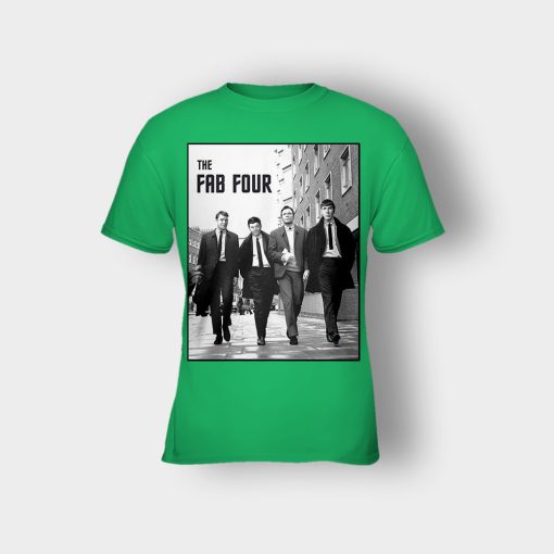 Beatles-The-Fab-Four-Kids-T-Shirt-Irish-Green