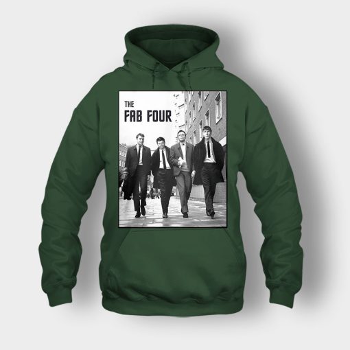 Beatles-The-Fab-Four-Unisex-Hoodie-Forest