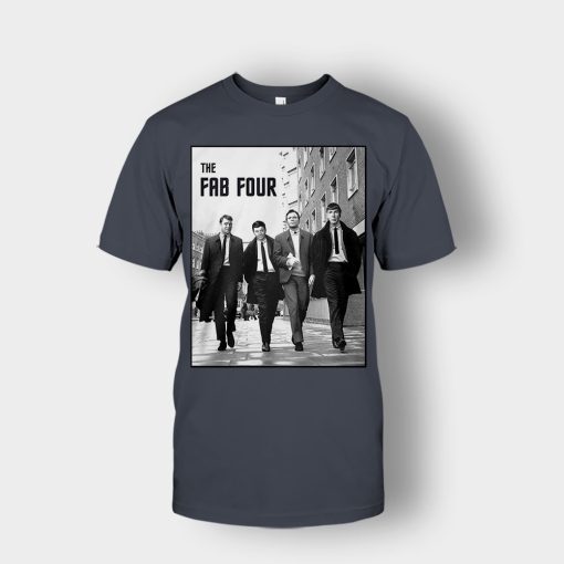 Beatles-The-Fab-Four-Unisex-T-Shirt-Dark-Heather