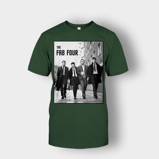 Beatles-The-Fab-Four-Unisex-T-Shirt-Forest