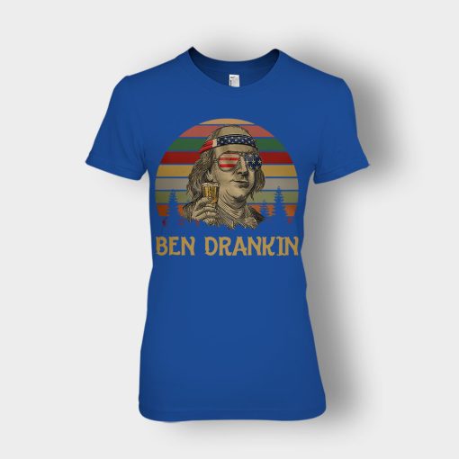 Ben-Drankin-4th-Of-July-Independence-Day-Patriot-Ladies-T-Shirt-Royal
