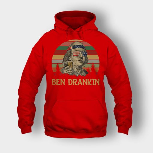Ben-Drankin-4th-Of-July-Independence-Day-Patriot-Unisex-Hoodie-Red