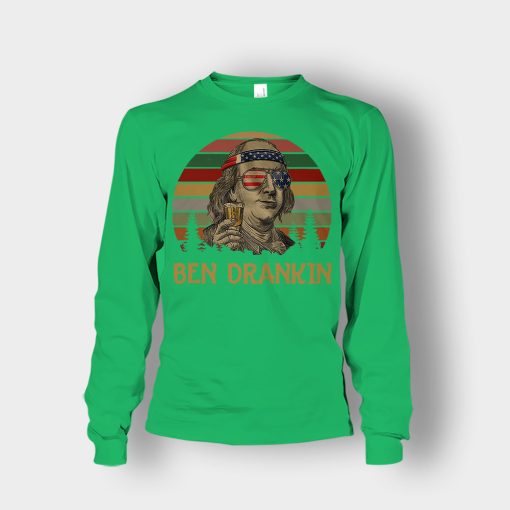 Ben-Drankin-4th-Of-July-Independence-Day-Patriot-Unisex-Long-Sleeve-Irish-Green