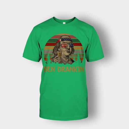 Ben-Drankin-4th-Of-July-Independence-Day-Patriot-Unisex-T-Shirt-Irish-Green