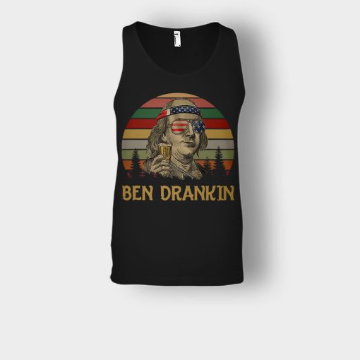 Ben-Drankin-4th-Of-July-Independence-Day-Patriot-Unisex-Tank-Top-Black