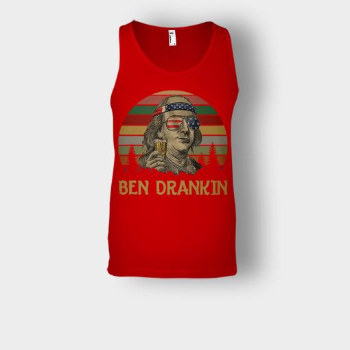 Ben-Drankin-4th-Of-July-Independence-Day-Patriot-Unisex-Tank-Top-Red
