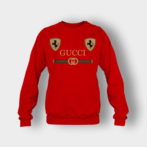 Best-Gucci-Ferrari-New-Crewneck-Sweatshirt-Red