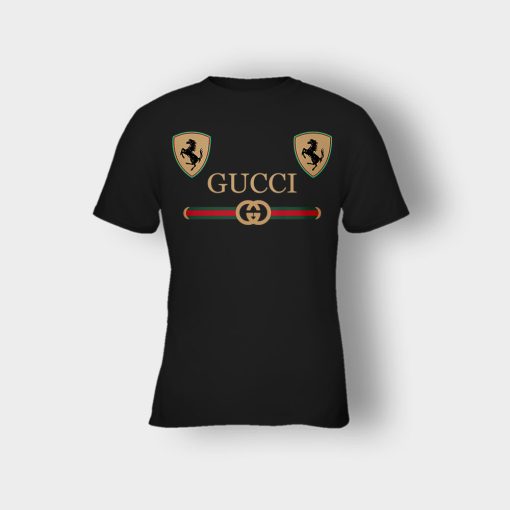 Best-Gucci-Ferrari-New-Kids-T-Shirt-Black