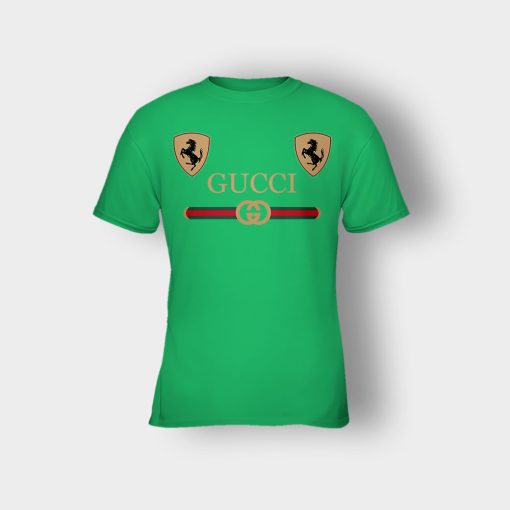 Best-Gucci-Ferrari-New-Kids-T-Shirt-Irish-Green