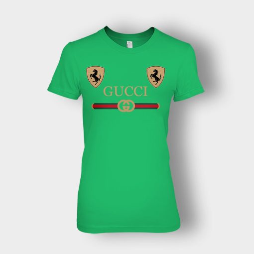 Best-Gucci-Ferrari-New-Ladies-T-Shirt-Irish-Green