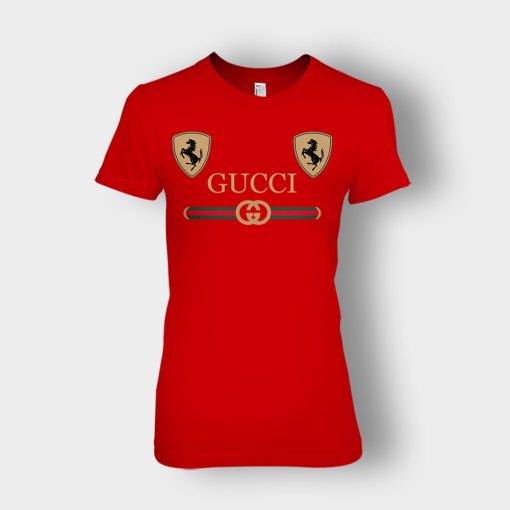 Best-Gucci-Ferrari-New-Ladies-T-Shirt-Red
