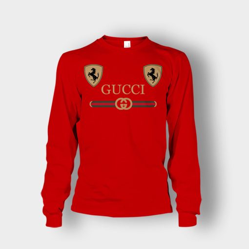 Best-Gucci-Ferrari-New-Unisex-Long-Sleeve-Red