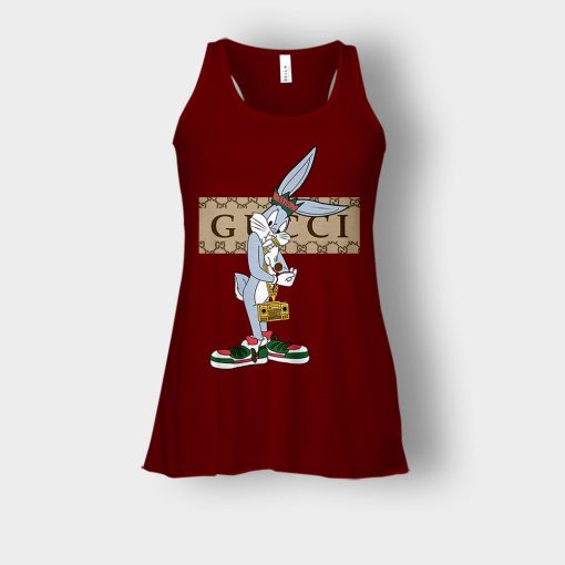 Best-Gucci-Rabbit-Bella-Womens-Flowy-Tank-Maroon