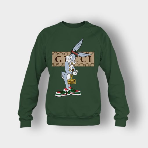 Best-Gucci-Rabbit-Crewneck-Sweatshirt-Forest